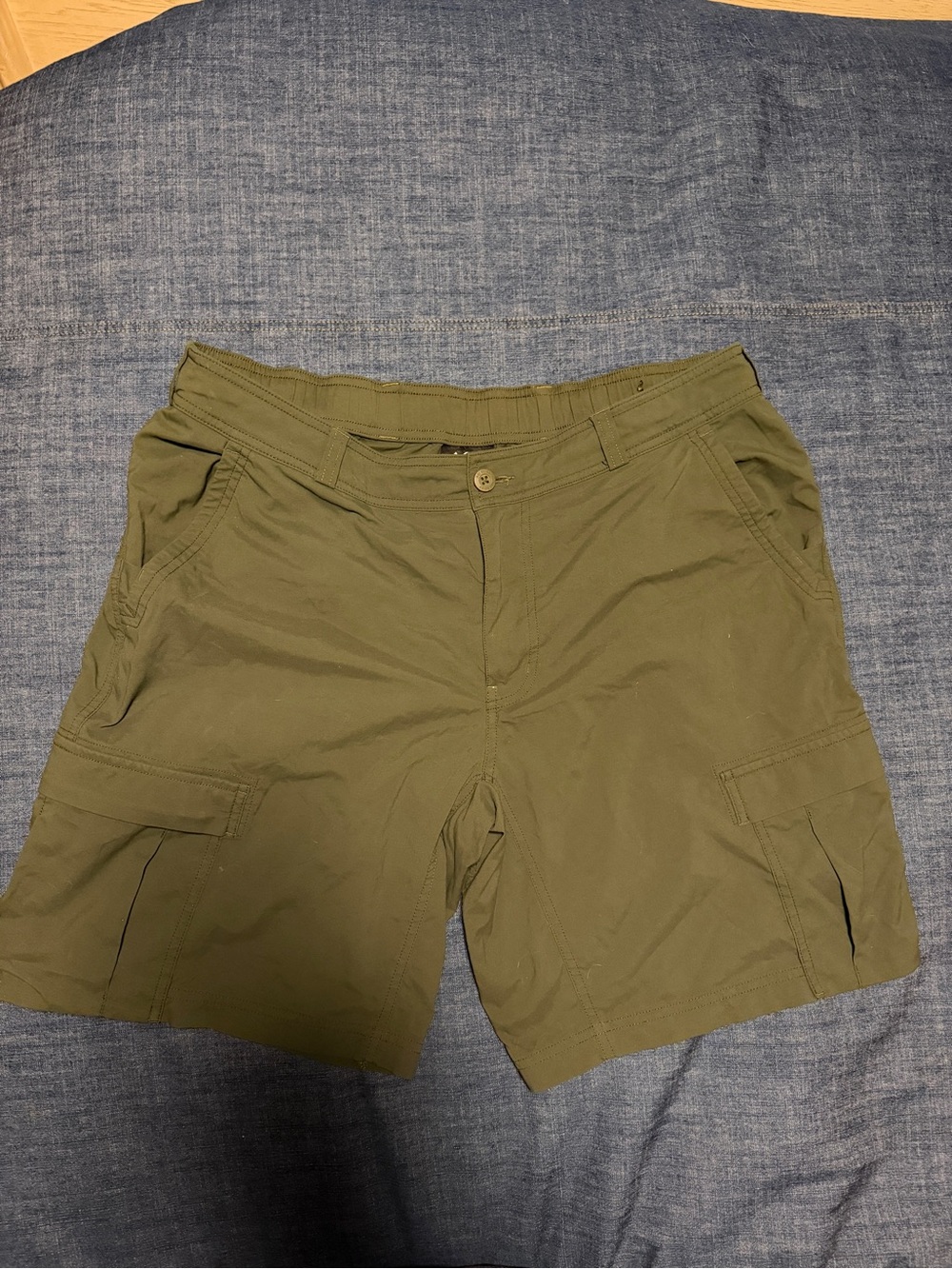 Men’s REI shorts olive green